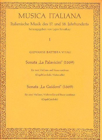 G.B. Vitali et al.: Sonata "La Guidoni" und Sonata "La Palavicini"