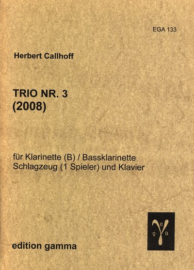 H. Callhoff: Trio 3 (2008)