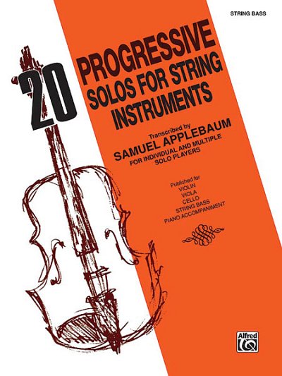 S. Applebaum: 20 Progressive Solos for String Instrument, Kb