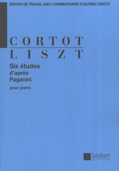F. Liszt: 6 Etudes d'après Paganini (Cortot), Klav
