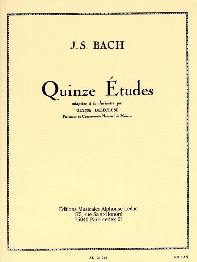J.S. Bach: 15 Études, Klar