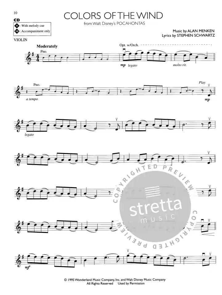 Disney Solos (Violine), Viol (+Audiod) (2)