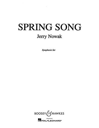 J. Nowak: Spring Song (Pa+St)