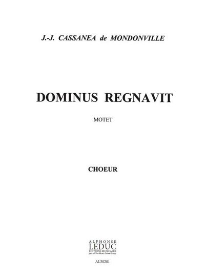 Dominus Regnavit, Ch (KA)
