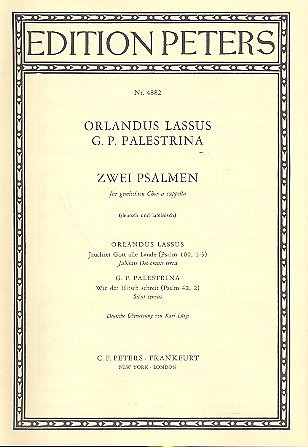 Lasso Orlando Di + Palestrina Giovanni Pierluigi Da: Zwei Psalmen