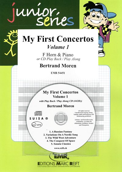 B. Moren: My First Concertos Volume 1, HrnKlav (+CD)