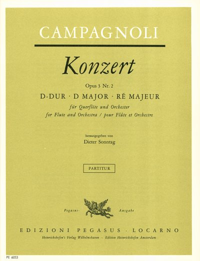 B. Campagnoli: Konzert D-Dur für Querflöte und Orchester op. 3 Nr. 2