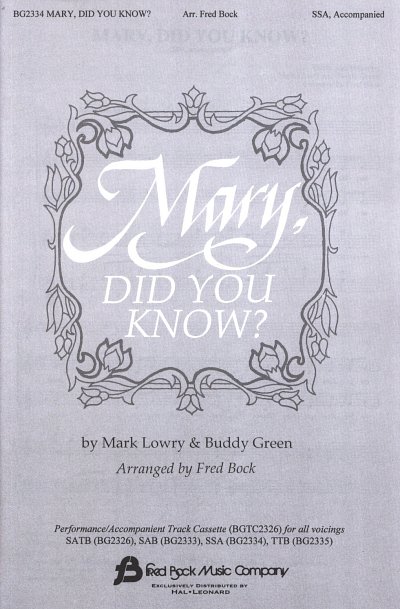 M. Lowry y otros.: Mary, Did You Know?