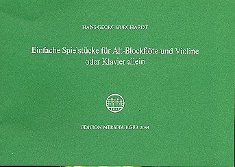 H. Burghardt: Einfache Spielstücke op. 80b, AbflVl
