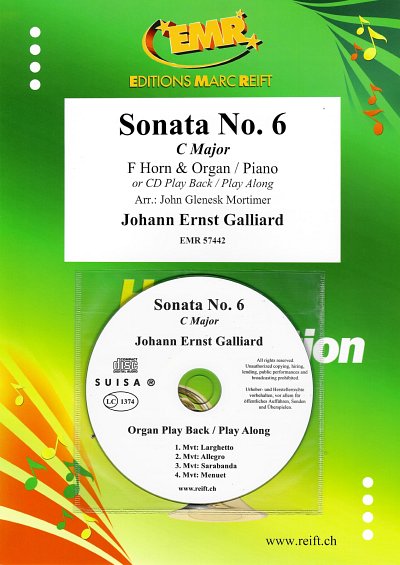 DL: J.E. Galliard: Sonata No. 6, HrnOrg/Klav