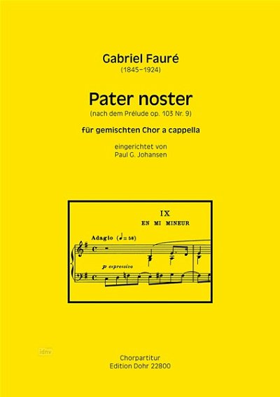 G. Fauré: Pater noster, Gch5 (Chpa)