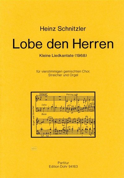 H. Schnitzler: Lobe den Herren (Part.)