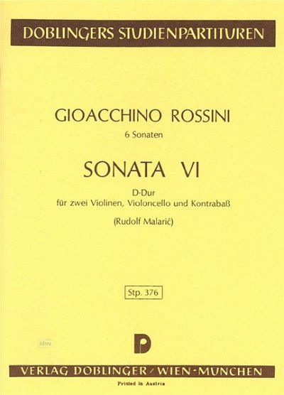 G. Rossini: Sonate 6 D-Dur