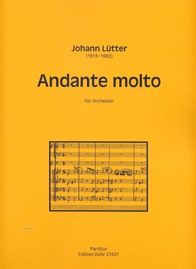 J. Lütter: Andante molto, Sinfo (Part.)
