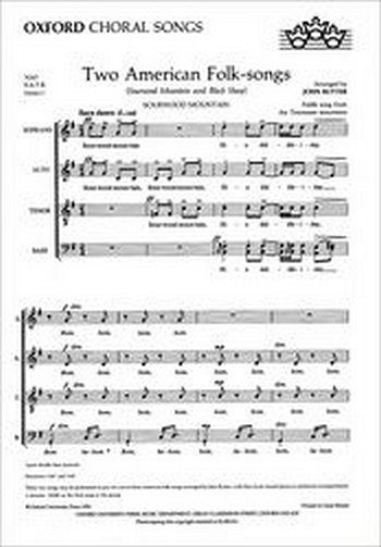 J. Rutter: Two American Folk-songs, GchKlav (Chpa)