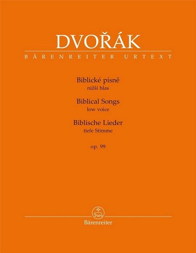 A. Dvo_ák: Biblische Lieder op. 99, GesTiKlav