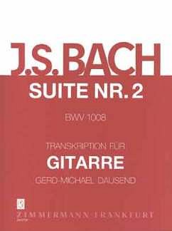 J.S. Bach: Sechs Suiten, Nr. 2 BWV 1008