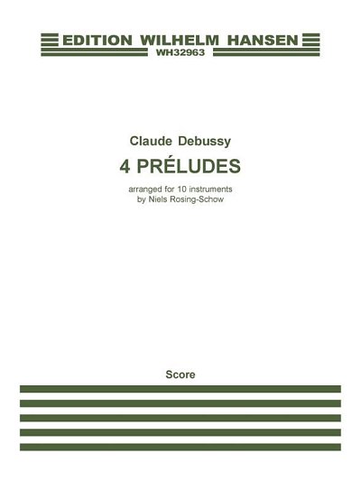 C. Debussy: 4 Préludes, Kamens (Part.)