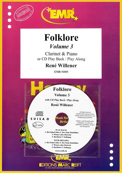 R. Willener: Folklore Volume 3, KlarKlv (+CD)