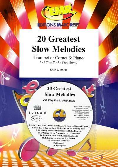 20 Greatest Slow Melodies, Trp/KrnKlav (+CD)