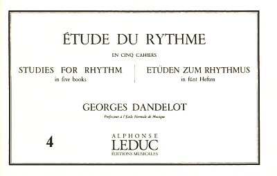 G. Dandelot: Etüden zum Rhythmus 4, Instr