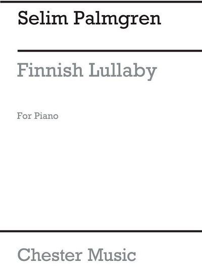 S. Palmgren: Finnish Lullaby for Piano, Klav