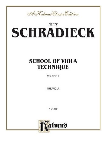 H. Schradieck: School of Viola Technique, Va