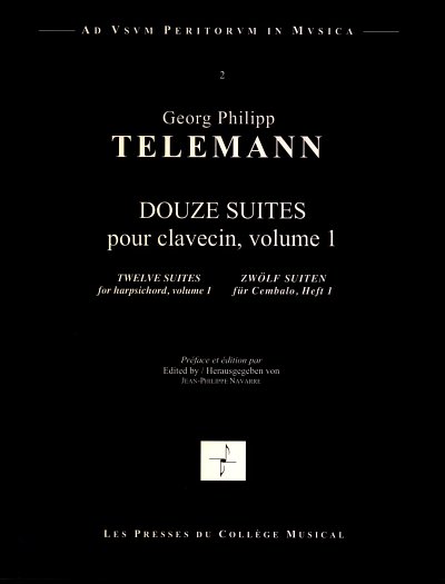 G.P. Telemann: Douze Suites 1, Cemb
