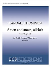 R. Thompson: Requiem: Amen and amen, alleluia