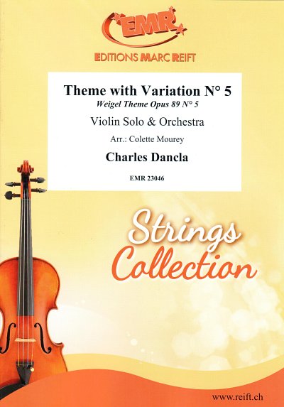 DL: C. Dancla: Theme With Variation No. 5, VlOrch