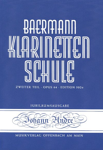 C. Baermann: Klarinettenschule op. 64 - Zweiter T, Klar;Klav