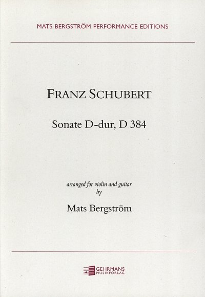 F. Schubert: Sonate D-Dur D 384