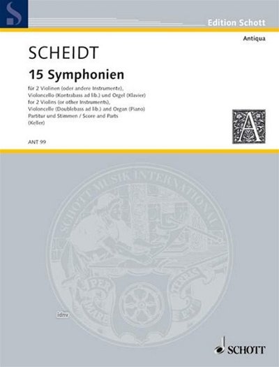 S. Scheidt: 15 Symphonien  (Pa+St)