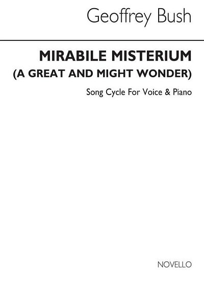 G. Bush: Mirabile Misterium for High Voice and Piano