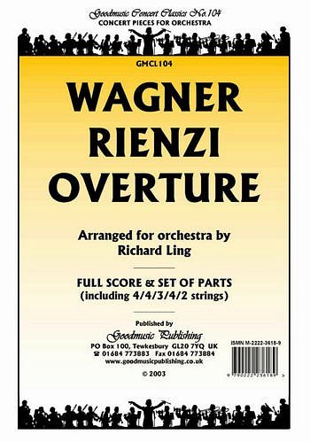 R. Wagner: Rienzi Overture, Sinfo (Pa+St)