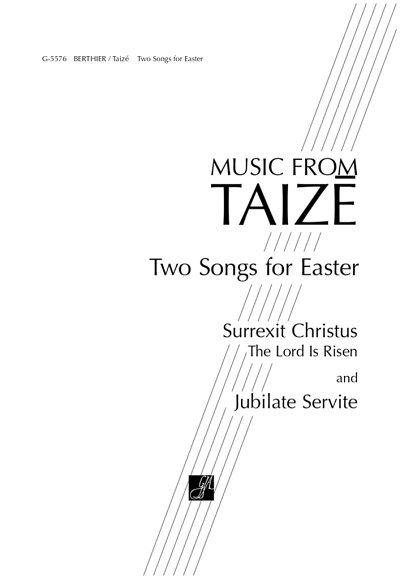 J. Berthier: Two Songs for Easter