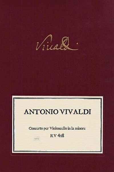 A. Vivaldi: Concerto per Violoncello in la minore, VcStrBc