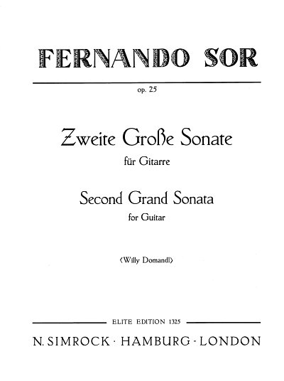 F. Sor: Zweite Große Sonate op. 25, Git