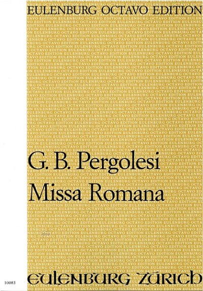 G.B. Pergolesi: Missa romana für Soli, Doppelchor un (Part.)