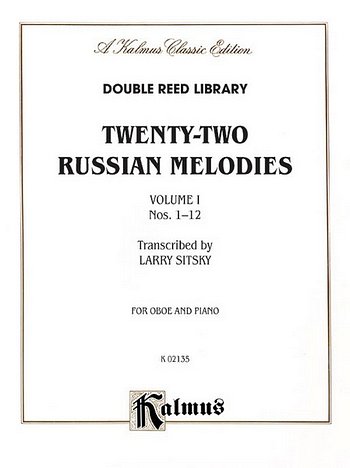 Twenty-Two Russian Melodies, Volume 1, Nos. 1-12, Ob