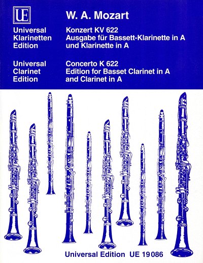 W.A. Mozart: Konzert A-Dur KV 622, Kl/BssklrKlv