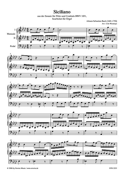DL: J.S. Bach: Siciliano aus der Sonate fuer Floete und Cemb