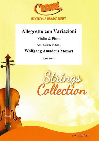 DL: W.A. Mozart: Allegretto con Variazioni, VlKlav