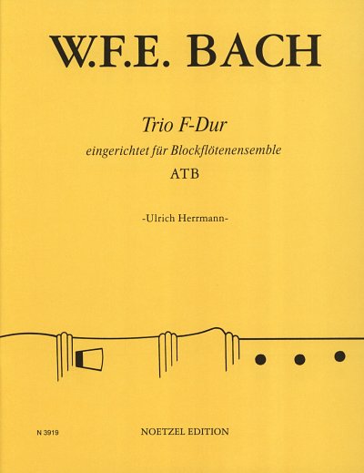 W.F.E. Bach: Trio F-Dur, 3Blf (Pa+St)