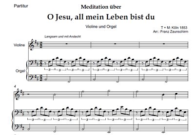 DL: (Traditional): O Jesu, all mein Leben bist d, VlOrg (Par