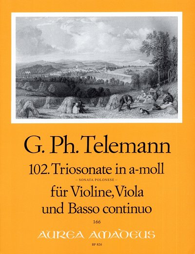 G.P. Telemann: 102. Triosonate in a-moll TWV, VlVaBc (Pa+St)