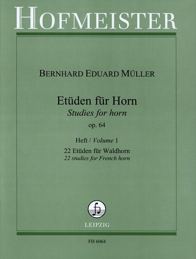 Müller, B.: Etüden für Horn op. 64, Hrn