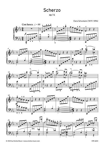 C. Schumann: Scherzo No. 2 in C Minor