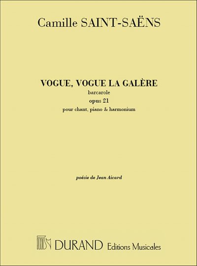 C. Saint-Saëns: Vogue La Galere, GesKlav