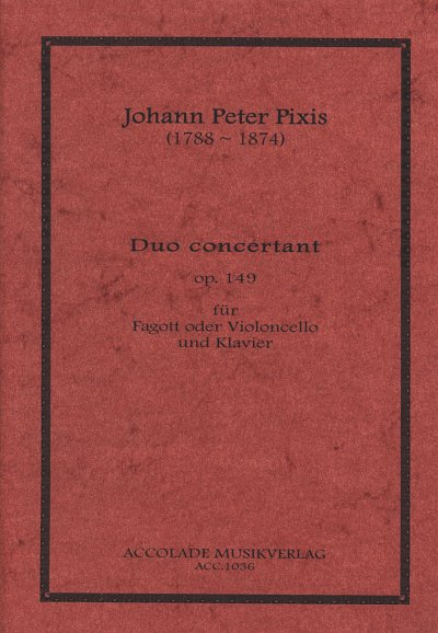 Duo concertant op.149, Violoncello, Klavier